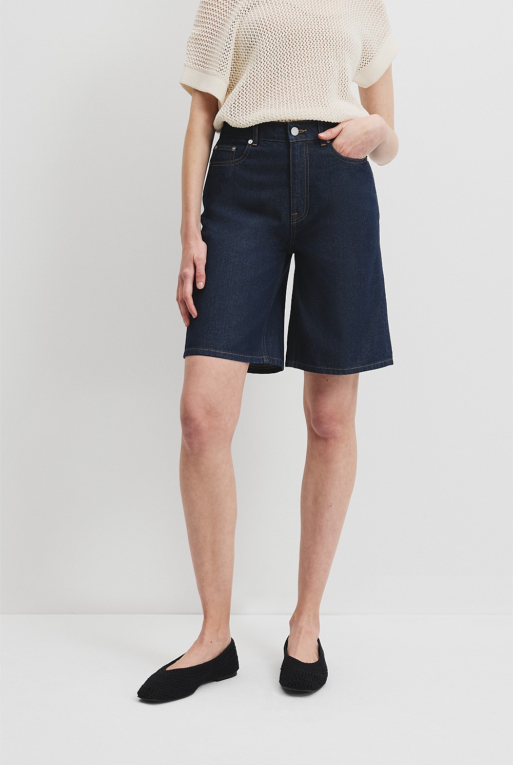 Denim Bermuda Short