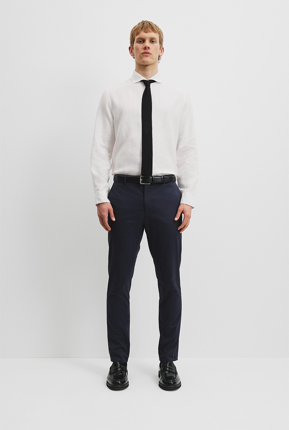 Slim Fit Organically Grown Cotton Stretch Pant