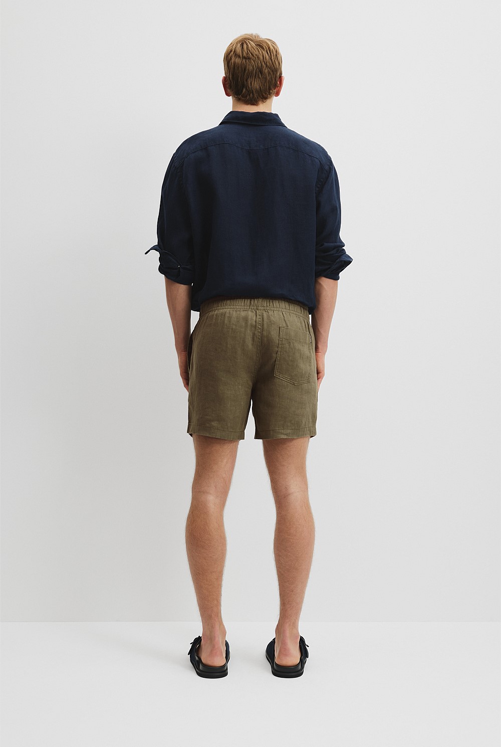 Organically Grown Linen Drawcord Short