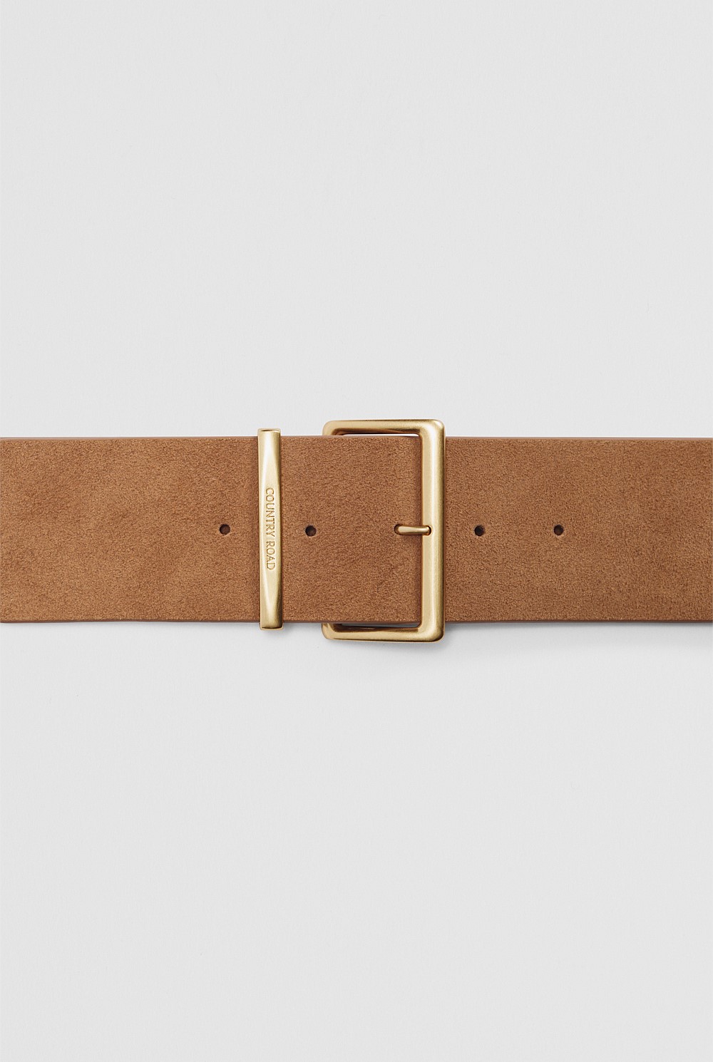 Wide Suede Belt