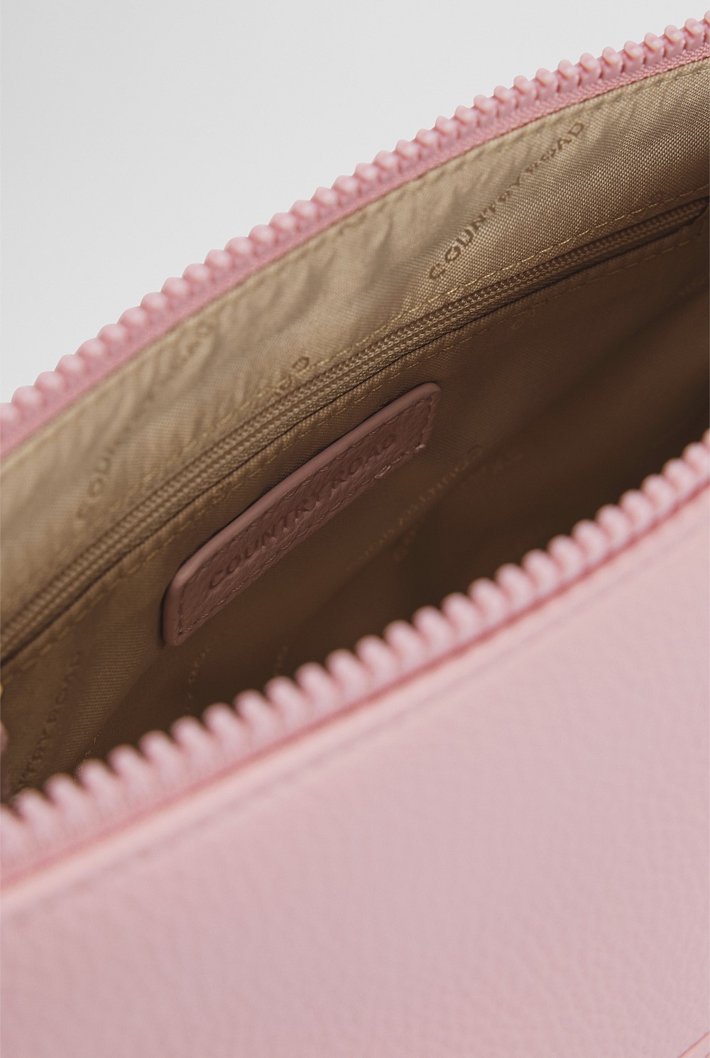 Branded Detail Tri Cosmetic Bag