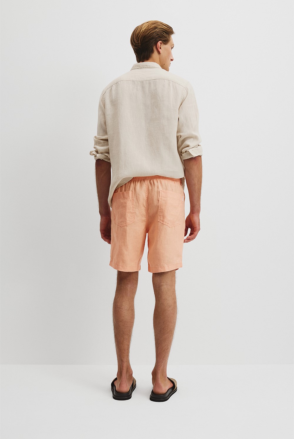 Organically Grown Linen Drawcord Short