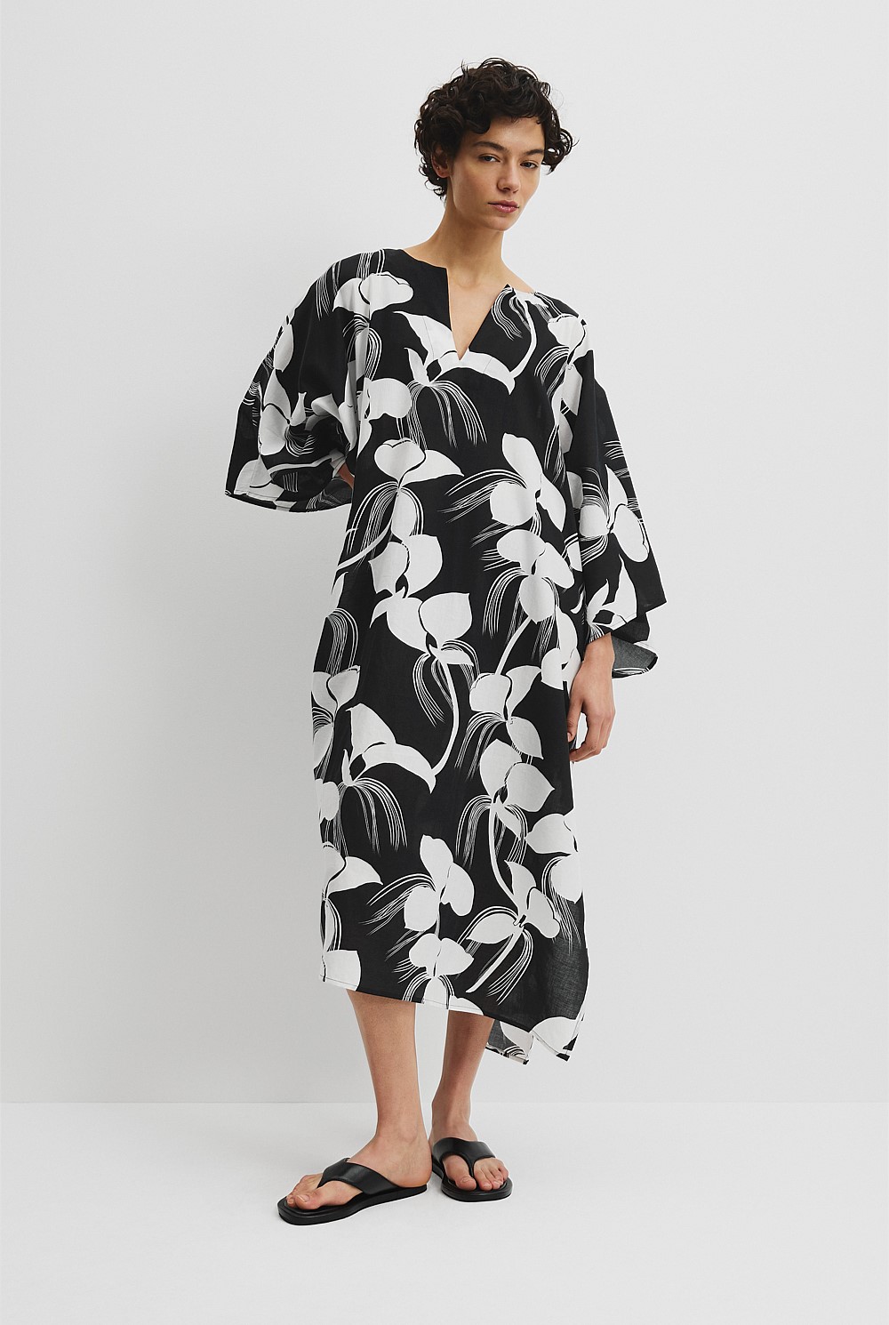 Organically Grown Cotton Print Kaftan