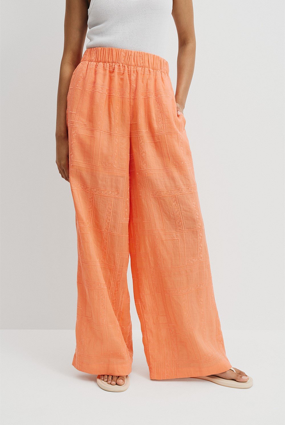 Embroidered Pant