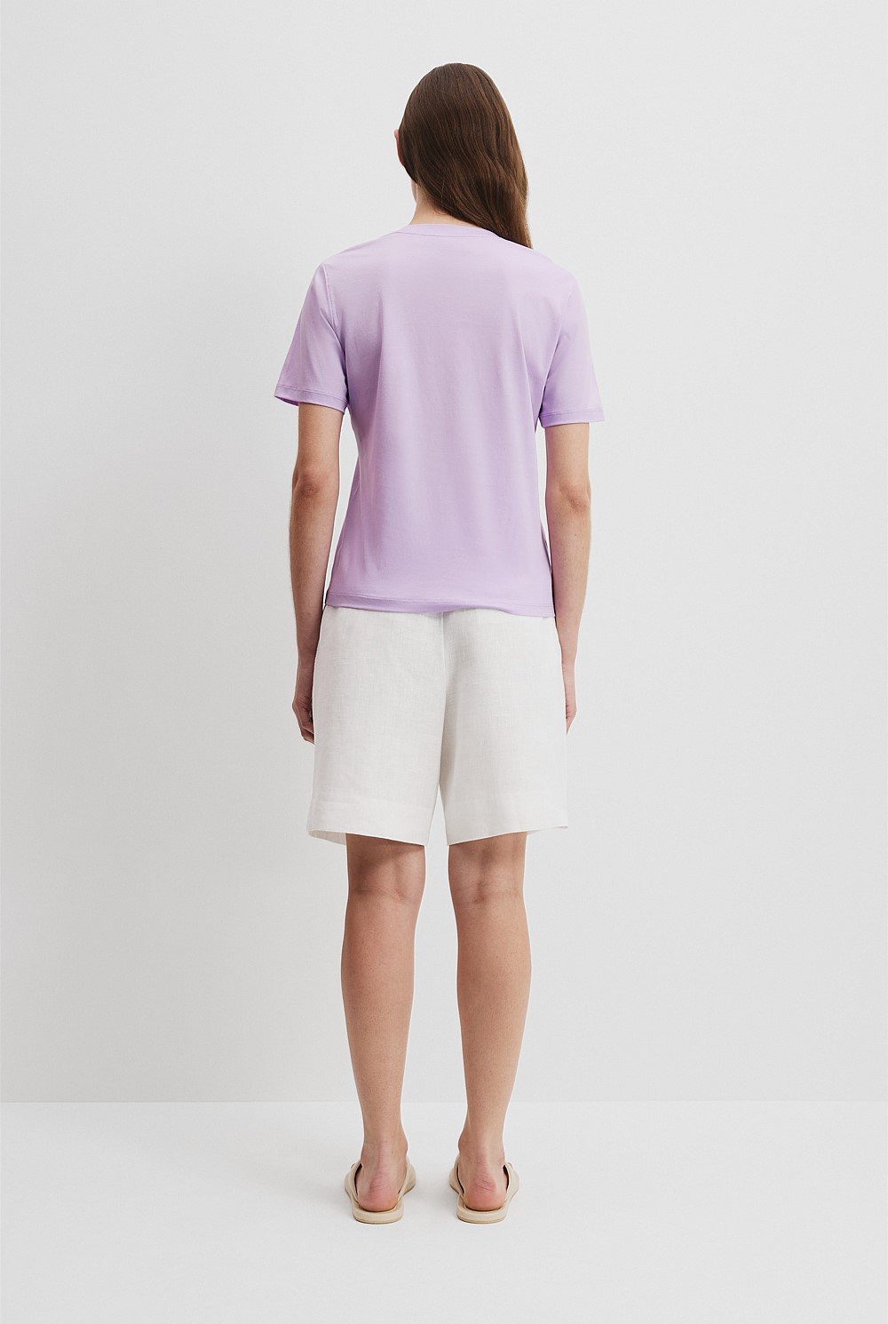 Mercerised Slim T-Shirt