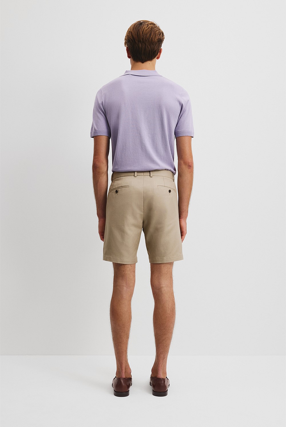 Tailored Cotton Linen Short