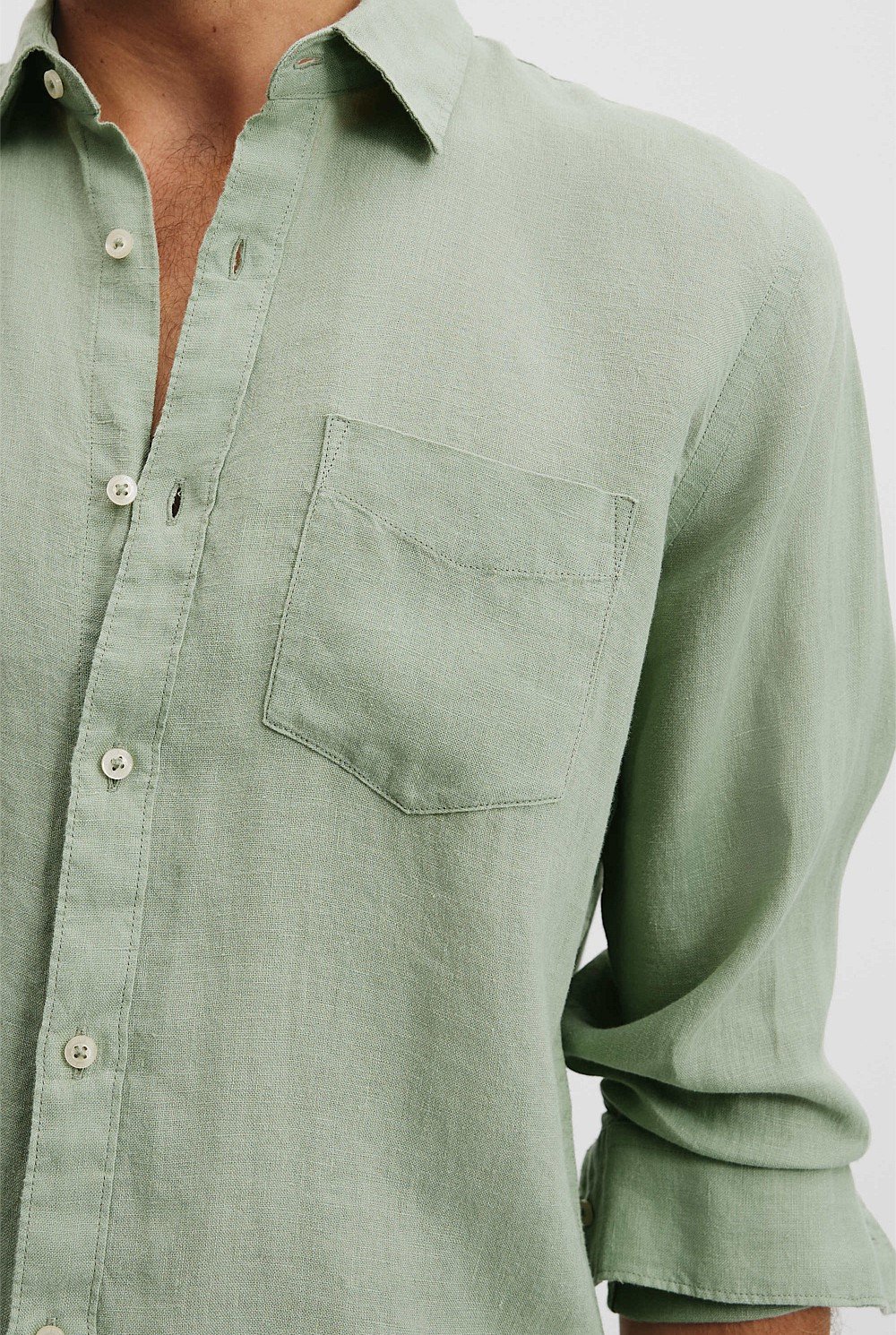 Regular Fit Organically Grown Linen Shirt