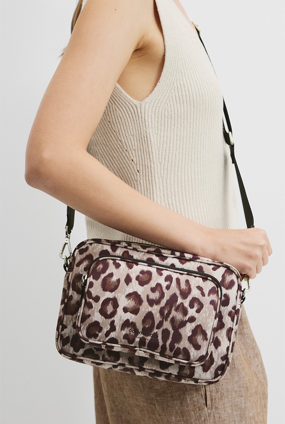 Recycled Polyester Soft Crossbody Bag