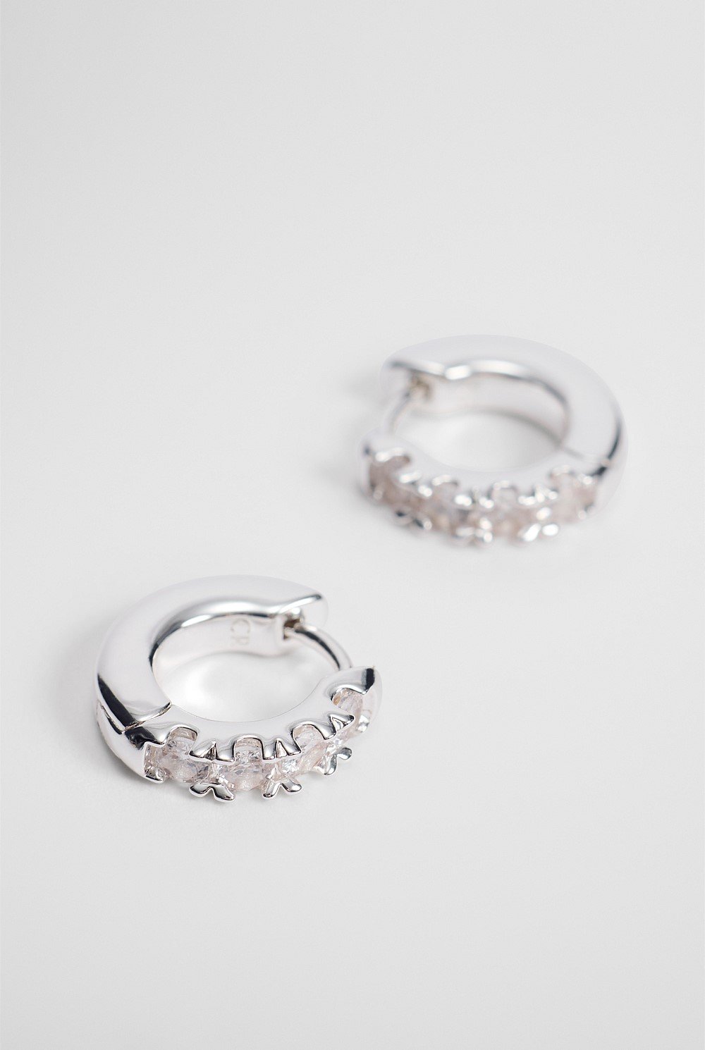 Eva Cubic Zirconia Hoop Earring