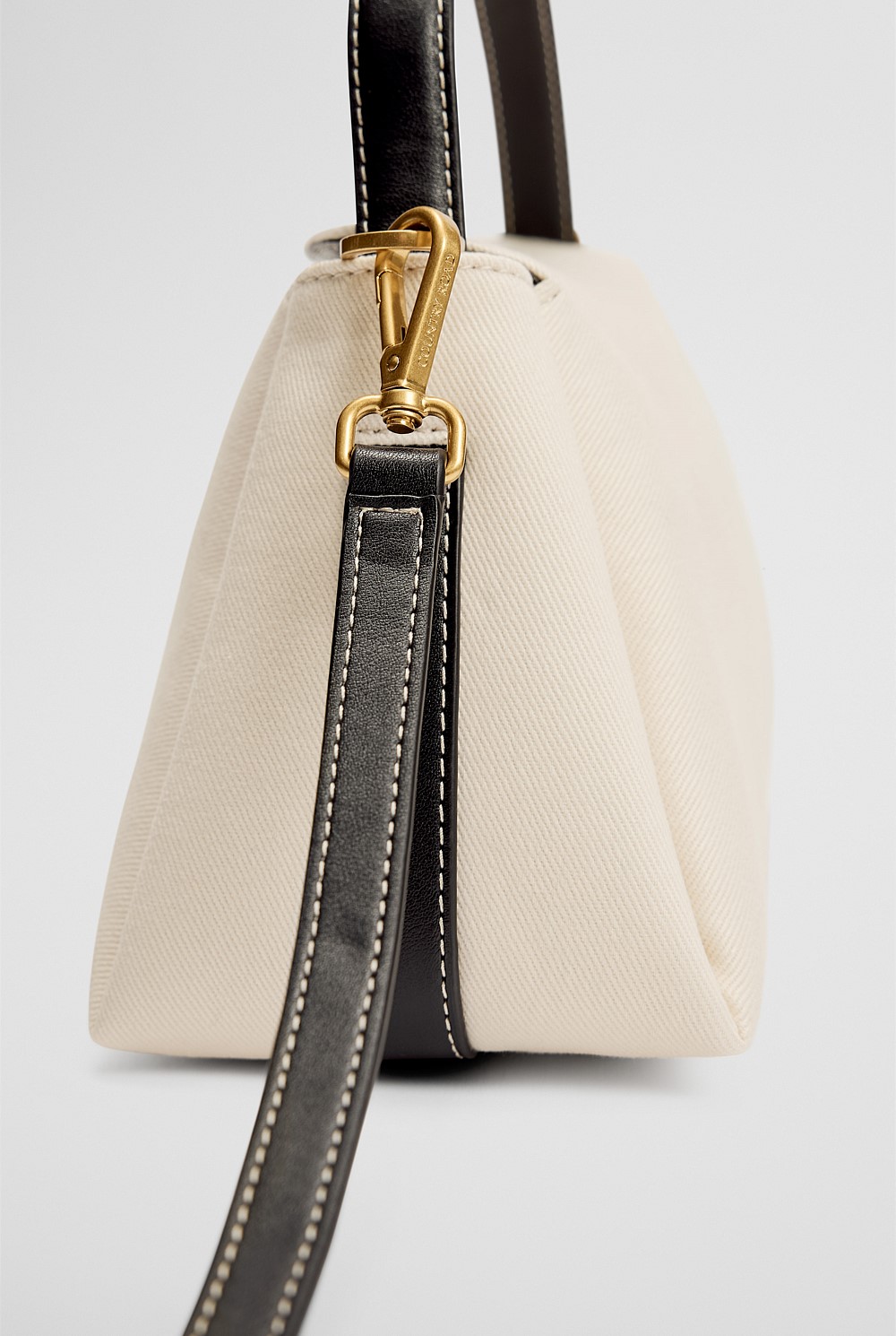 Folded Top Handle Bag