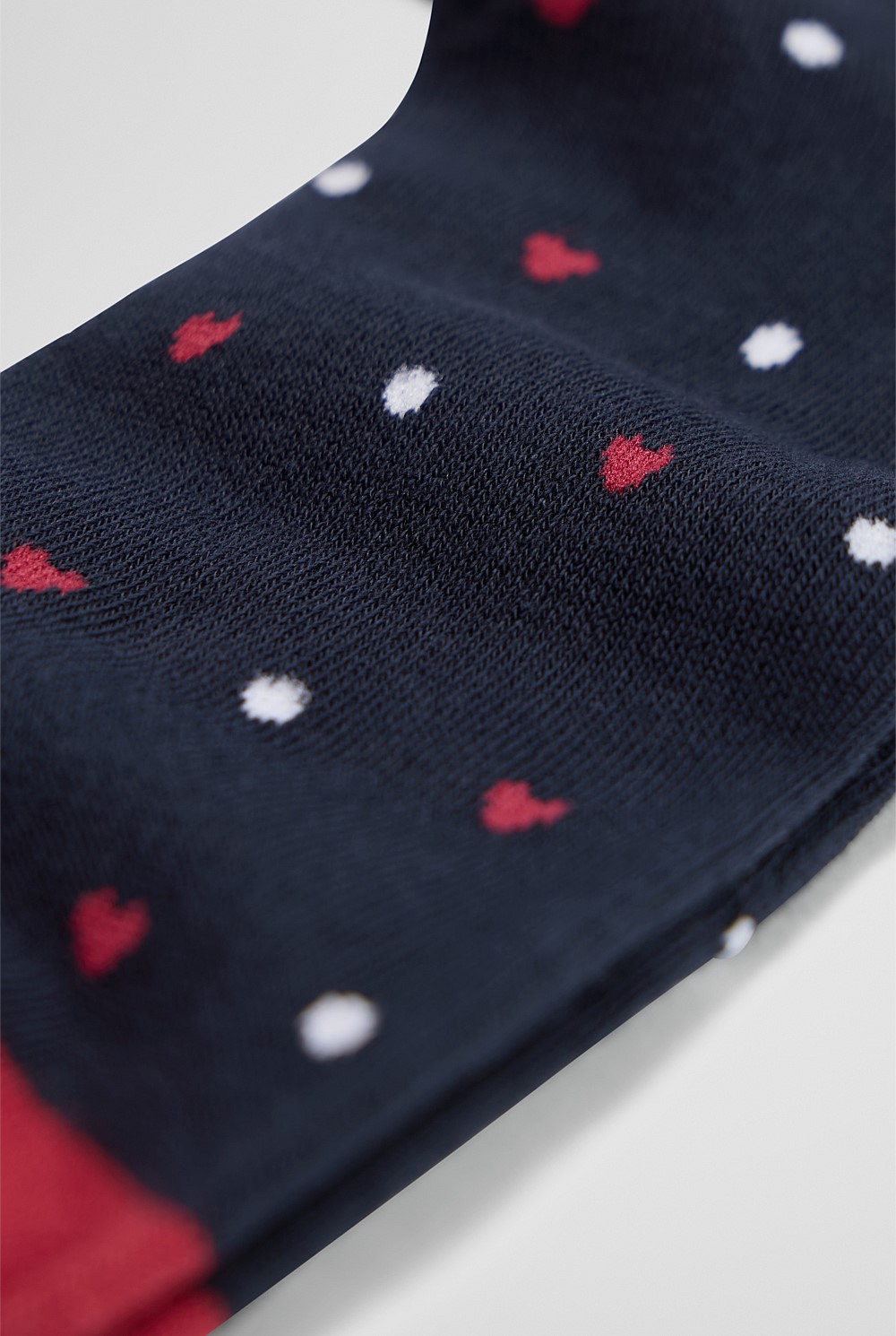 Australian Cotton Blend Heart Sock