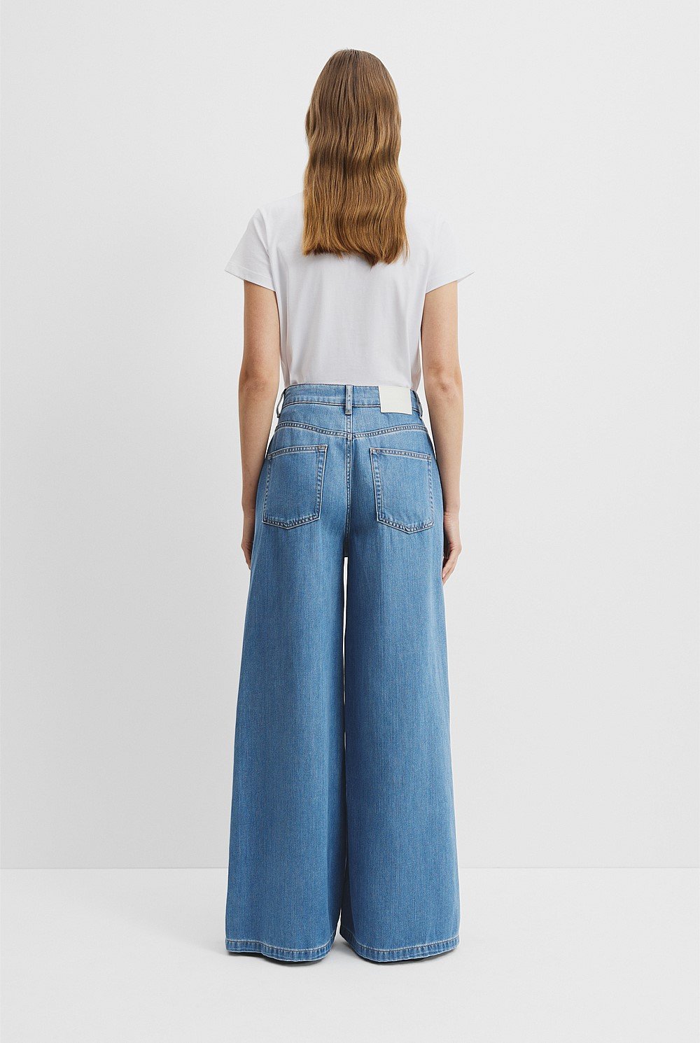 Soft Denim Wide Jean