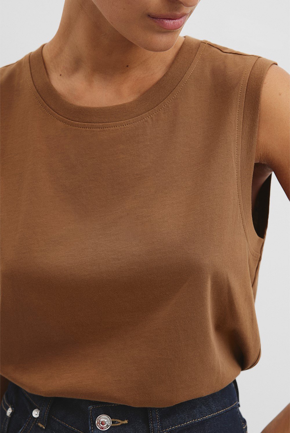 Australian Cotton Relaxed Tank