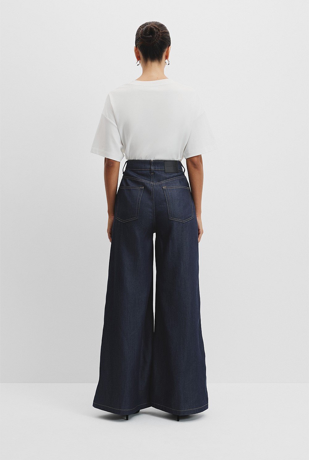 Soft Denim Wide Jean