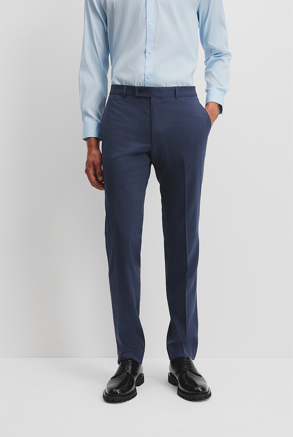 Regular Fit Italian-Woven Wool Pant