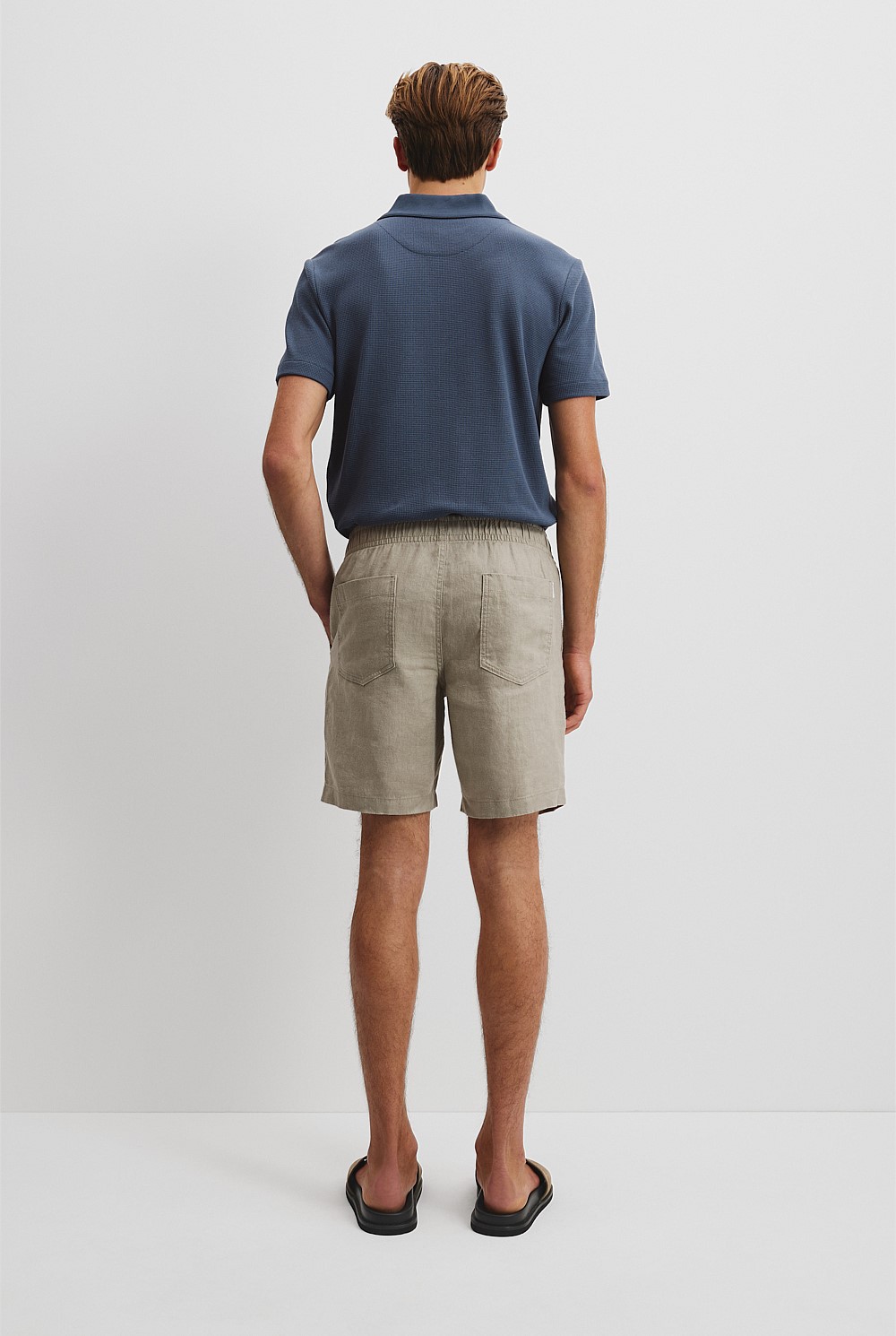 Organically Grown Linen Drawcord Short