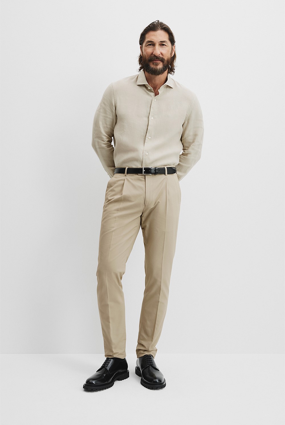 Tailored Fit Organically Grown Linen Shirt