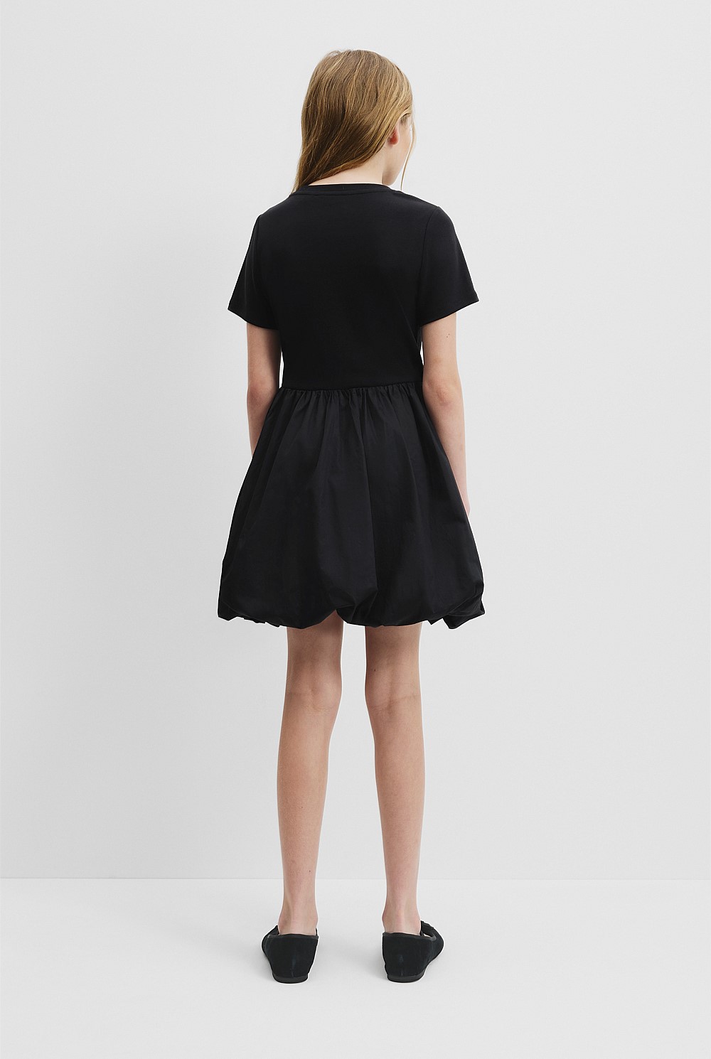 Teen Australian Cotton Bubble Hem Mini Dress