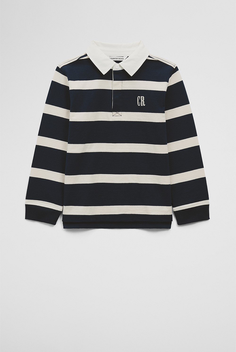 Organically Grown Cotton Stripe Rugby Top