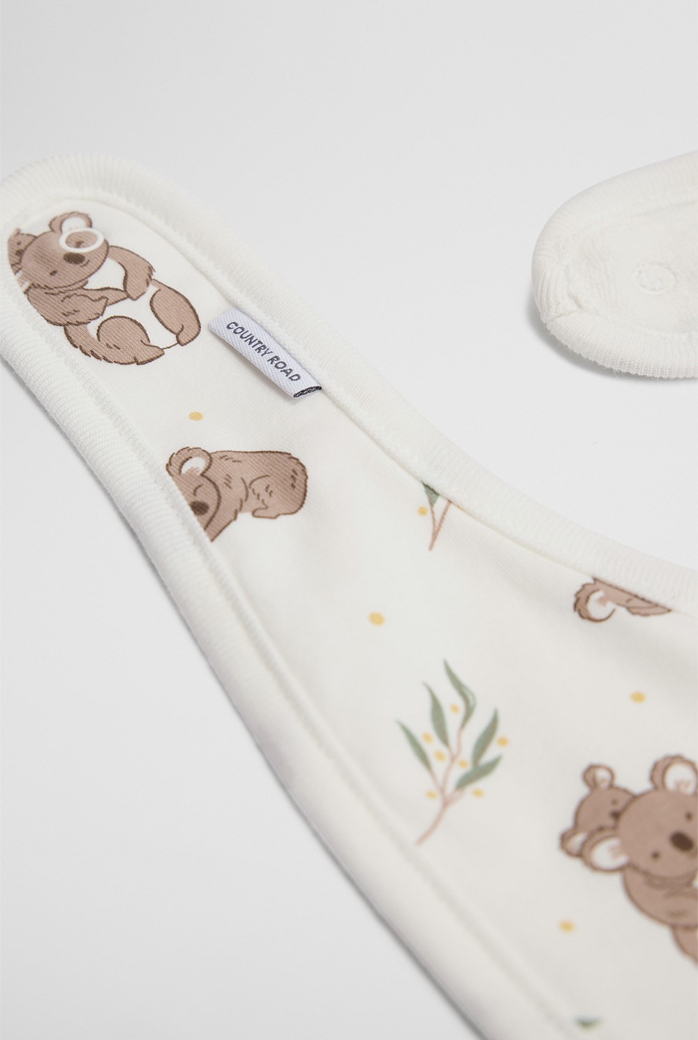 Organically Grown Cotton Koala Bib