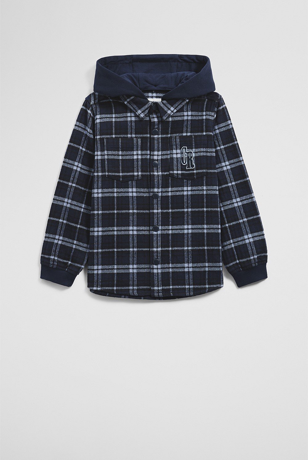 Hooded Check Shirt