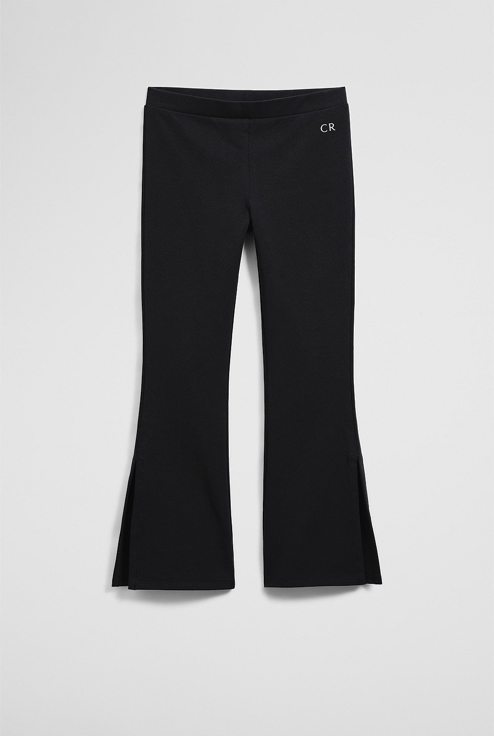 Organically Grown Cotton Blend Flare Tech Pant