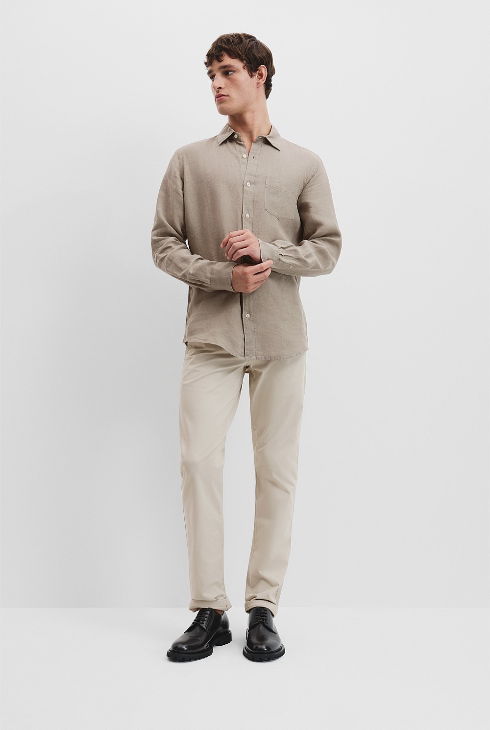 Regular Fit Organically Grown Linen Shirt