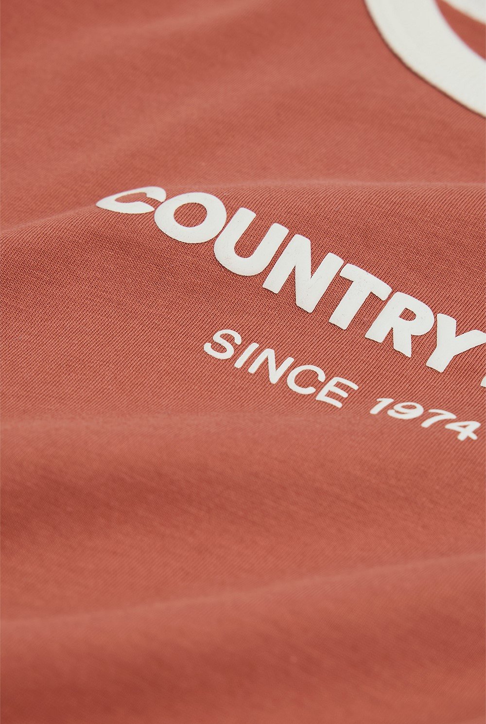 Australian Cotton Contrast Logo T-Shirt