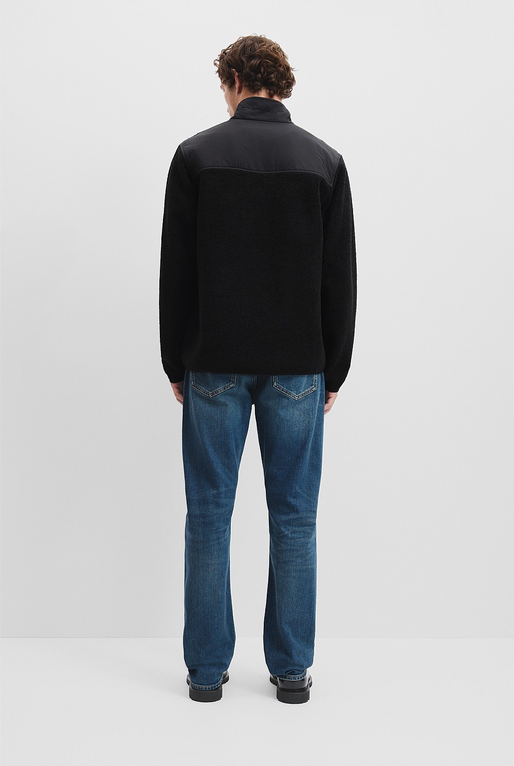 Recycled Polyester Half Zip Sweat