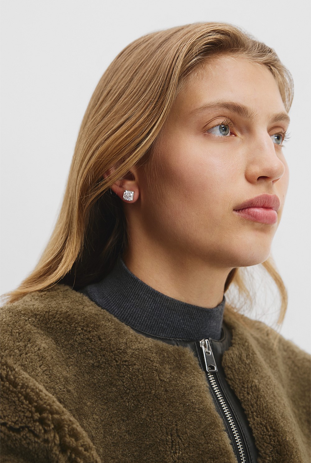 Crystal Stud Earring