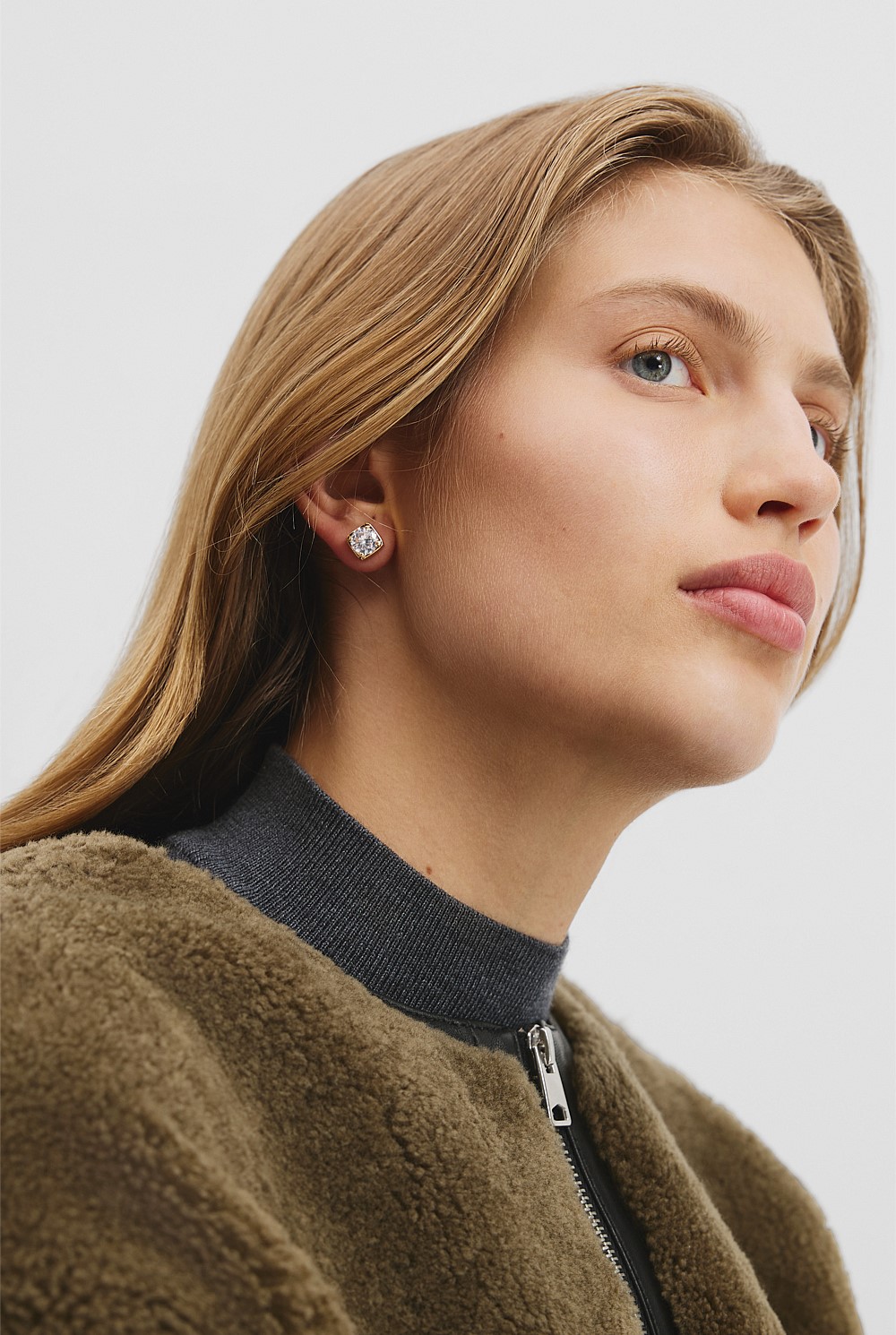 Crystal Stud Earring