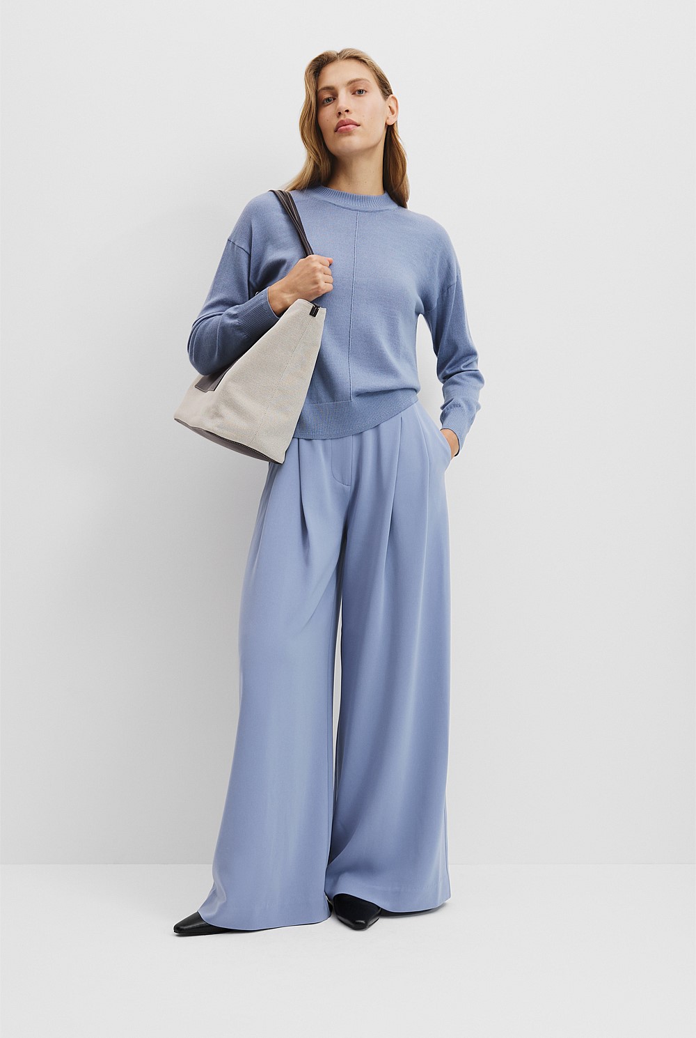 Verified Australian Merino Wool Crew Neck Knit