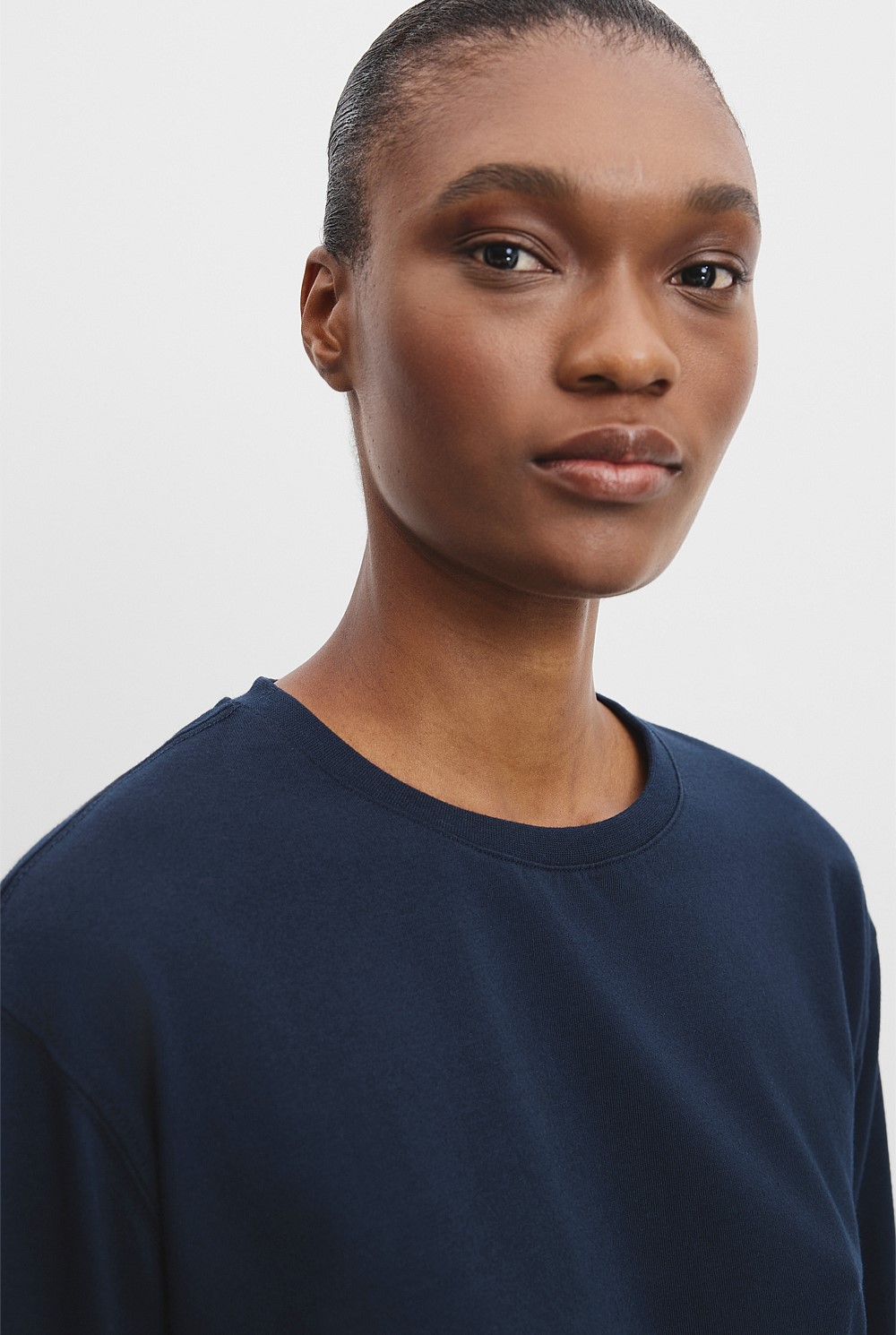 Cotton Long Sleeve Top