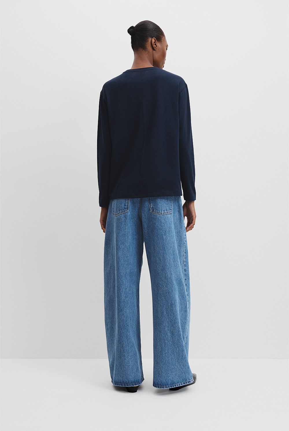 Cotton Long Sleeve Top
