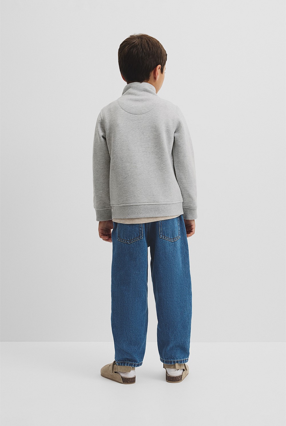 Australian Cotton Heritage Half Zip Sweat