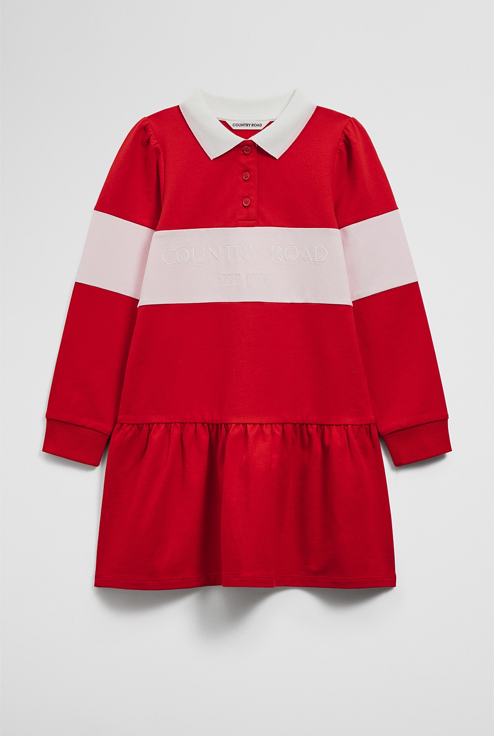 Organically Grown Cotton Logo Rugby Dress