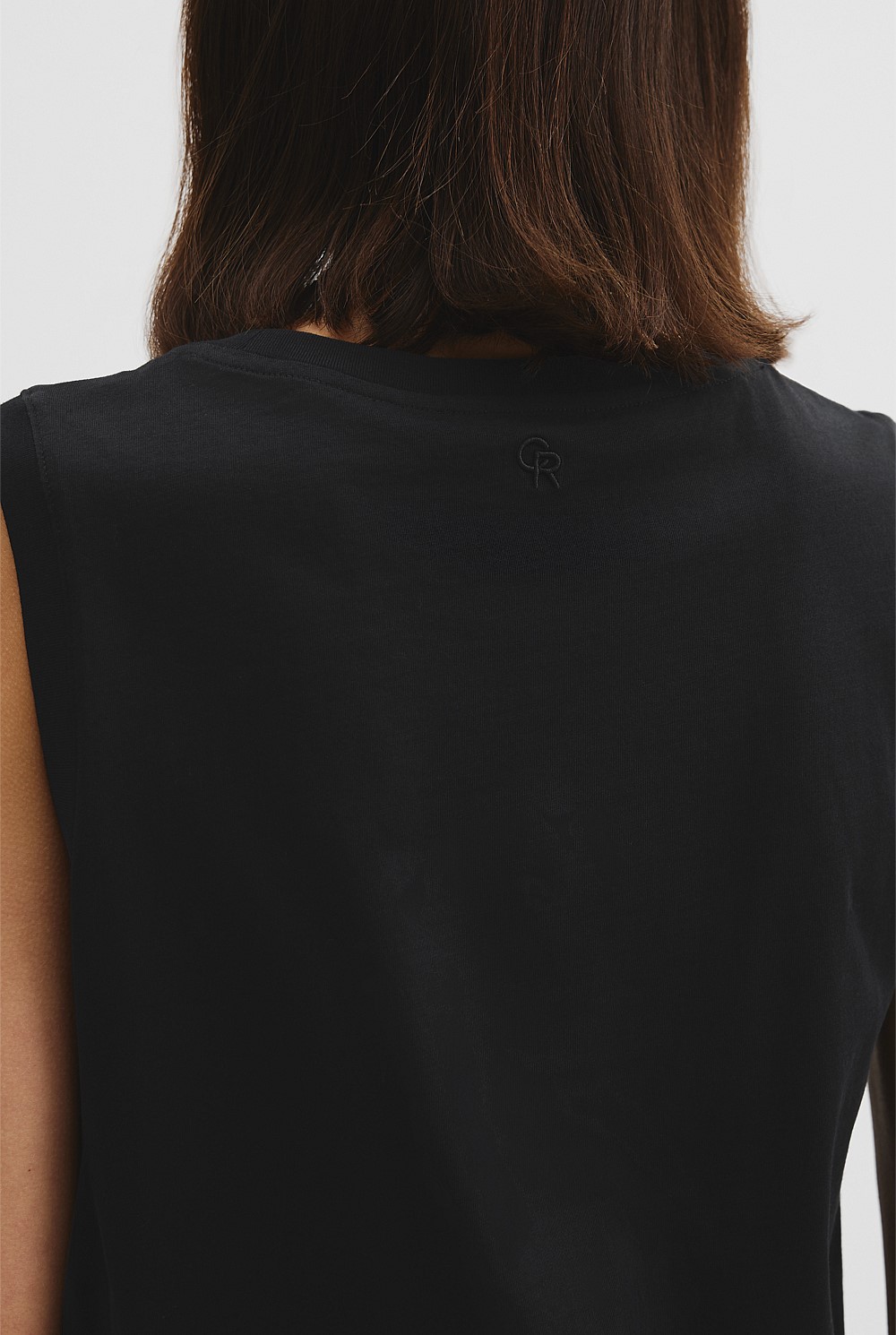 Australian Cotton Relaxed Crew Tank