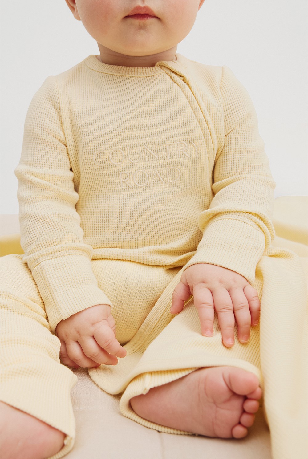 Organically Grown Cotton Waffle Jumpsuit