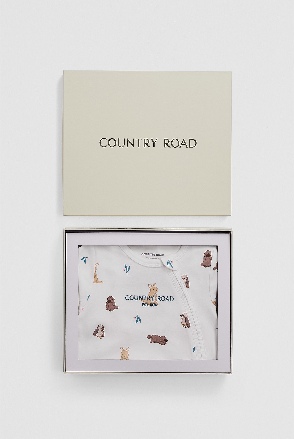 Organically Grown Cotton Animal Gift Box