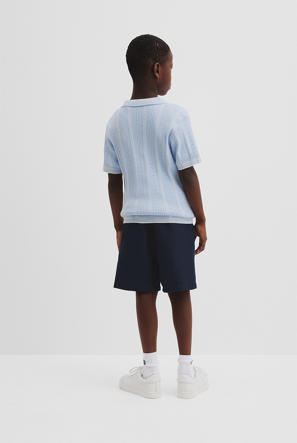 Organically Grown Cotton Knit Polo
