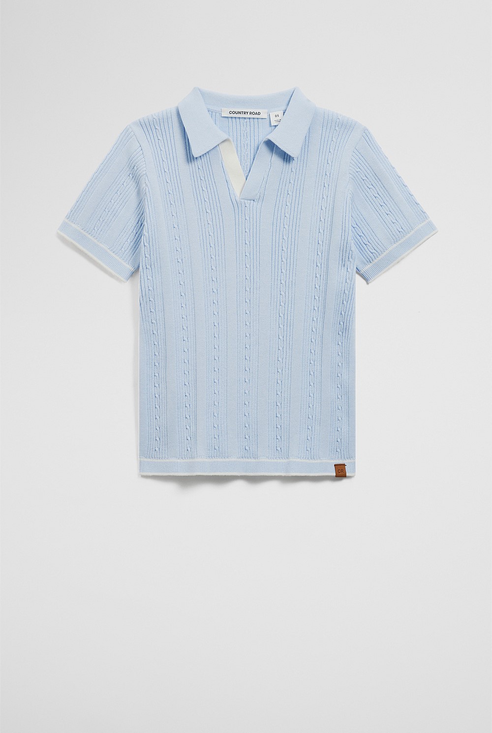Organically Grown Cotton Knit Polo