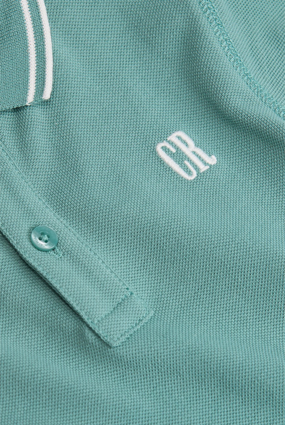 Organically Grown Cotton Logo Polo Shirt