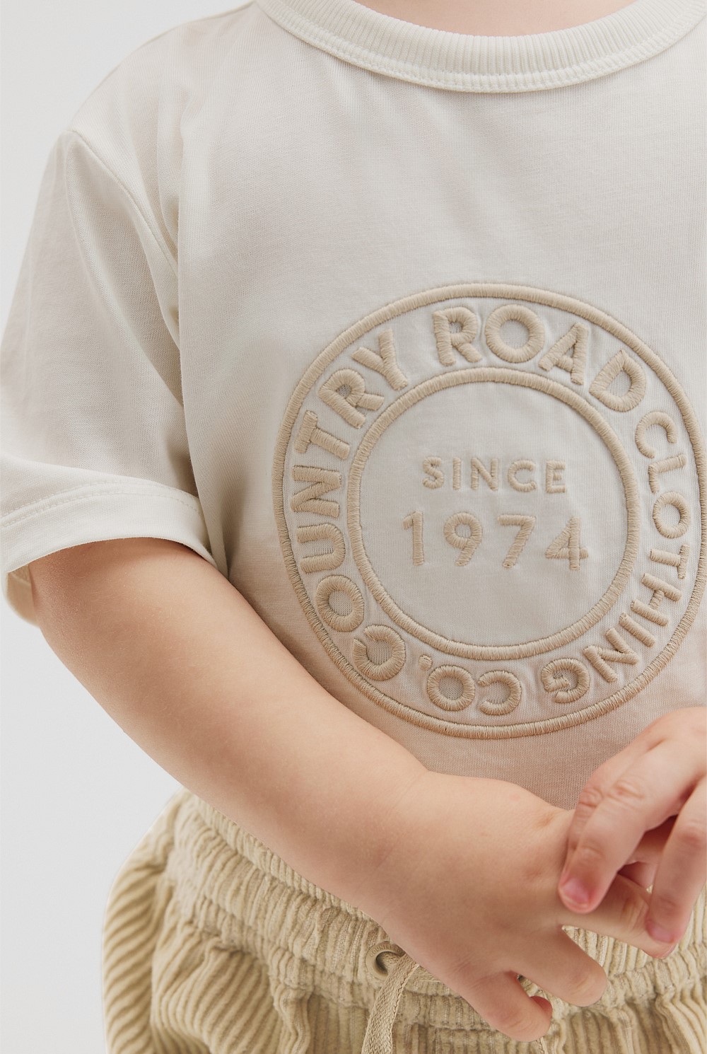 Australian Cotton Oversize Circle Logo T-Shirt