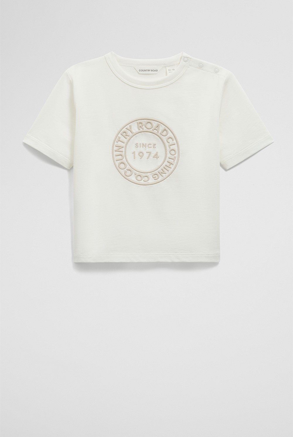 Australian Cotton Oversize Circle Logo T-Shirt