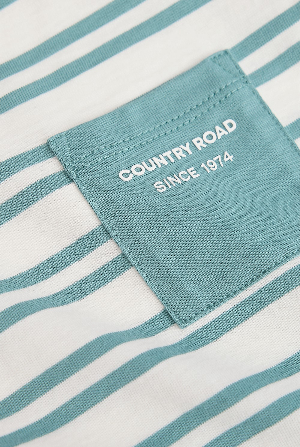 Organically Grown Cotton Stripe Pocket T-Shirt