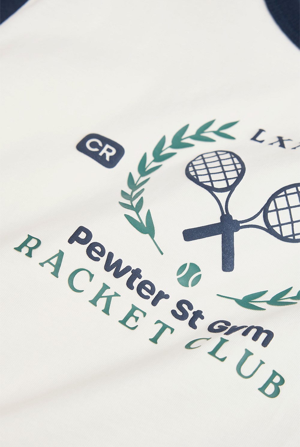 Organically Grown Cotton Racket Club T-Shirt