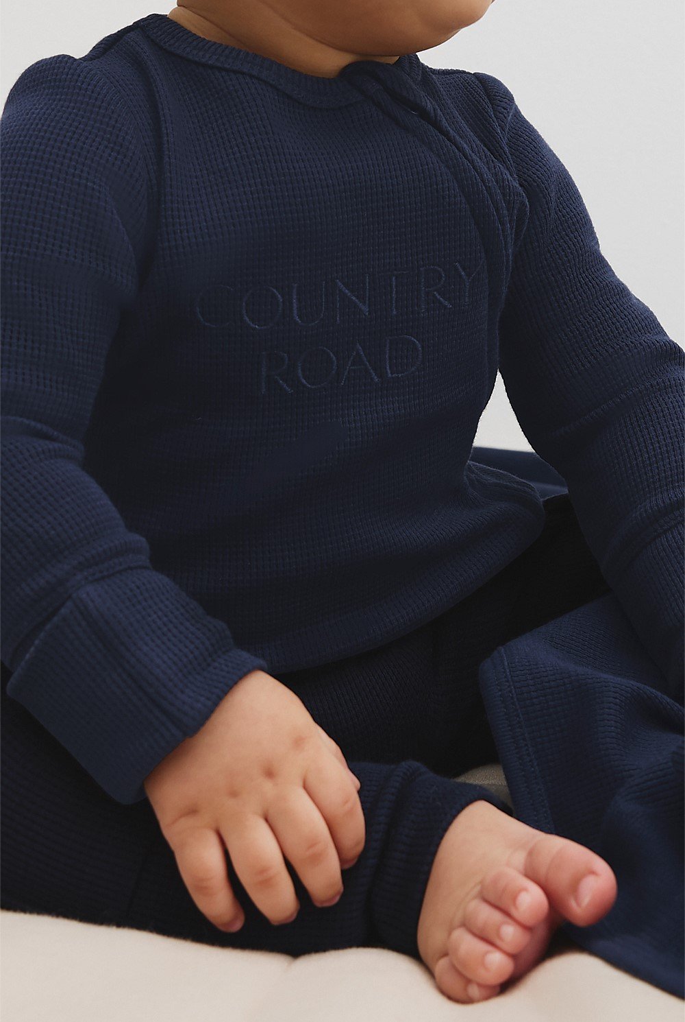 Organically Grown Cotton Waffle Jumpsuit