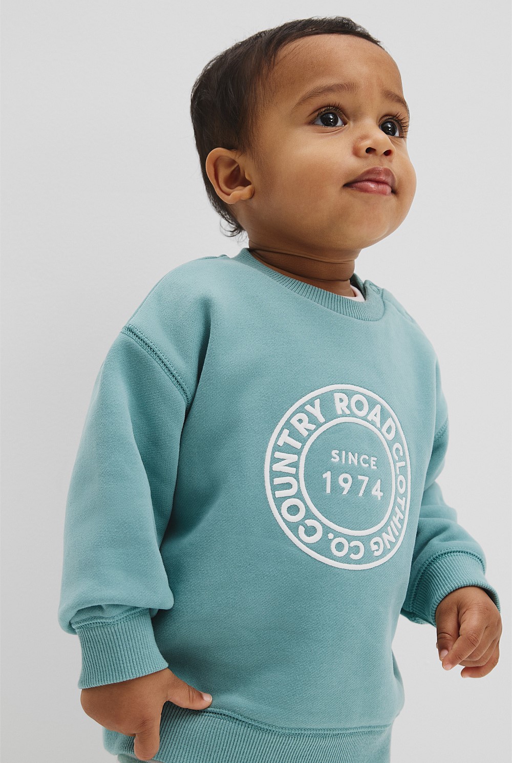 Australian Cotton Oversized Circle Logo Sweat