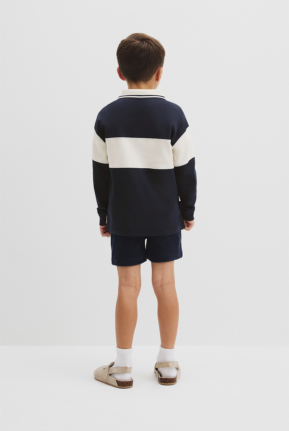 Organically Grown Cotton Stripe Rugby Top