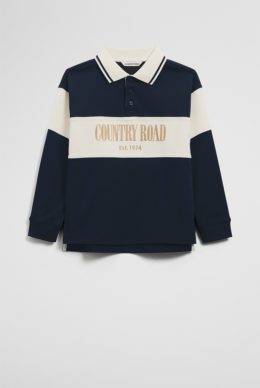 Organically Grown Cotton Stripe Rugby Top